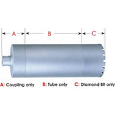 AGP 3-Section Wet Type Diamond Core Drill Bit | AGP by KHM Megatools Corp.